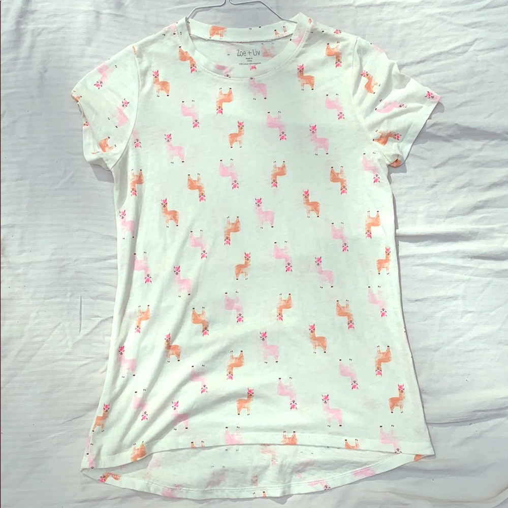 Llama Print Tee